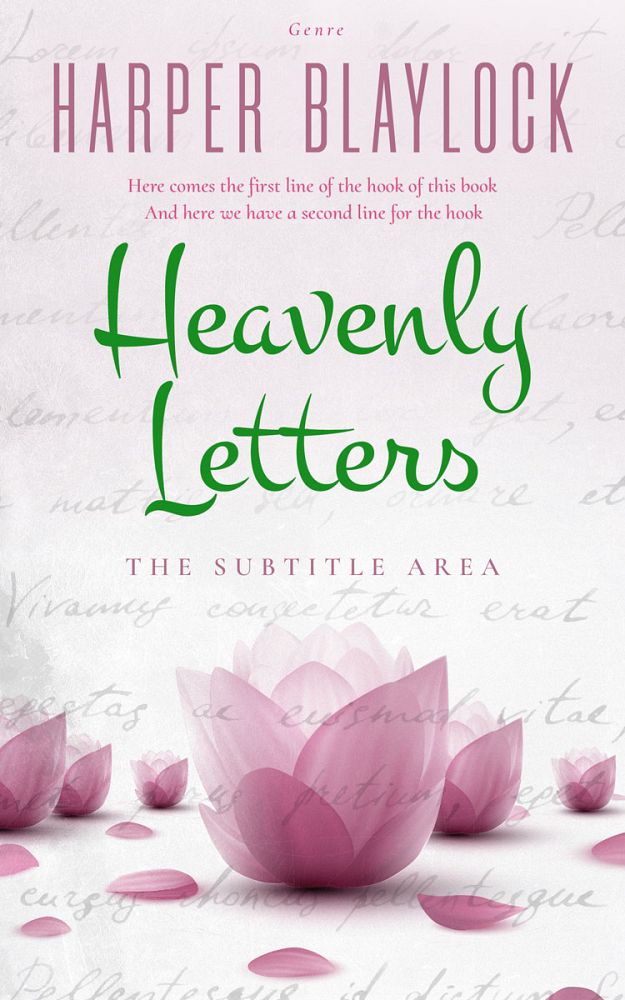 Front view of Lola #6926 - Premade Poetry Book Cover | BookCoverZone