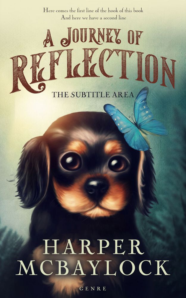 Front view of Beryl Green #6999 - Premade Children Book Cover | BookCoverZone