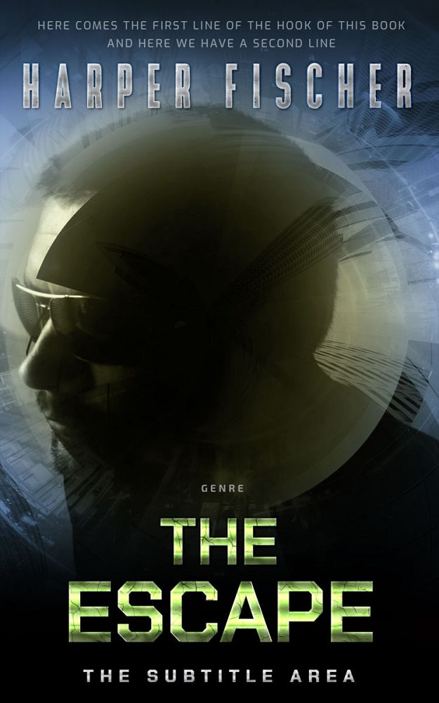 Front view of Heavy Metal #7091 - Premade Action & Adventure Book Cover | BookCoverZone