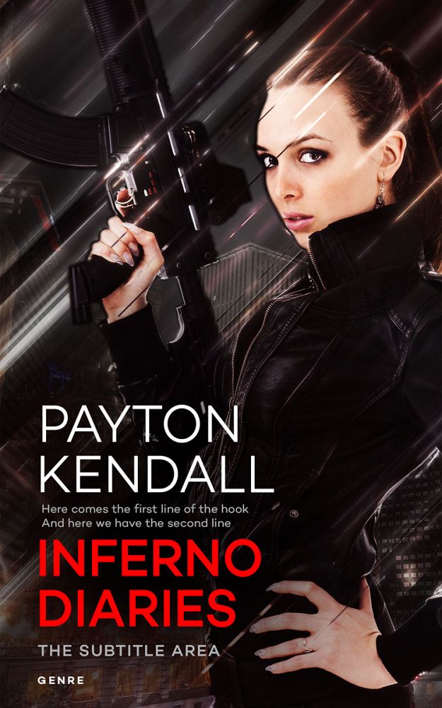 Front view of Cocoa Brown #7183 - Premade Action & Adventure Book Cover | BookCoverZone