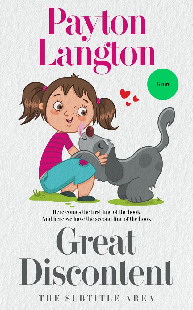 Front view of Mercury #7229 - Premade Children Book Cover | BookCoverZone