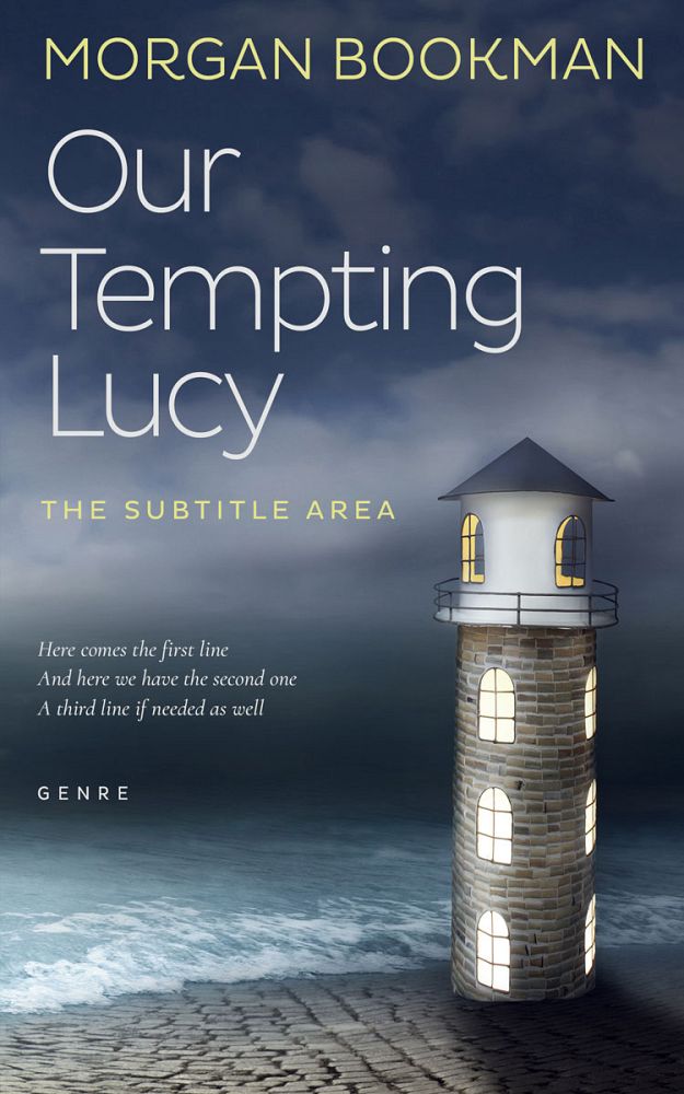 Front view of Oxford Blue #7318 - Premade Surreal Book Cover | BookCoverZone