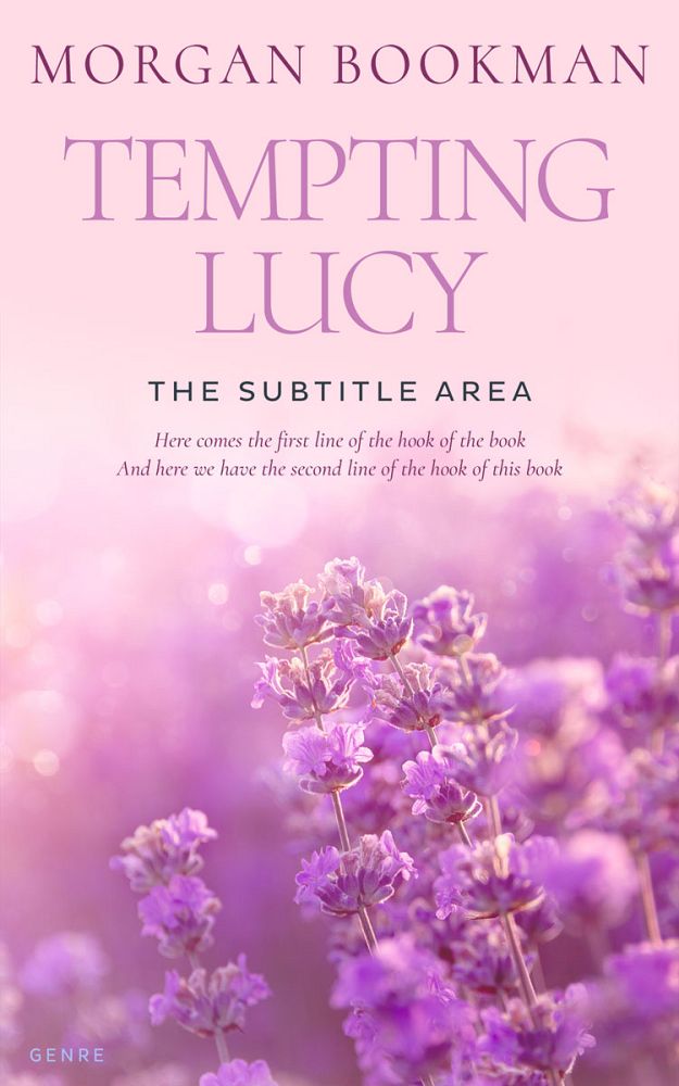 Front view of Azalea #7321 - Premade Nature Book Cover | BookCoverZone