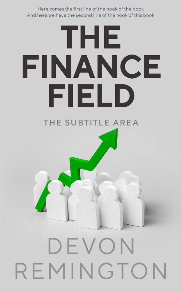 Front view of Alto #7529 - Premade Business Book Cover | BookCoverZone