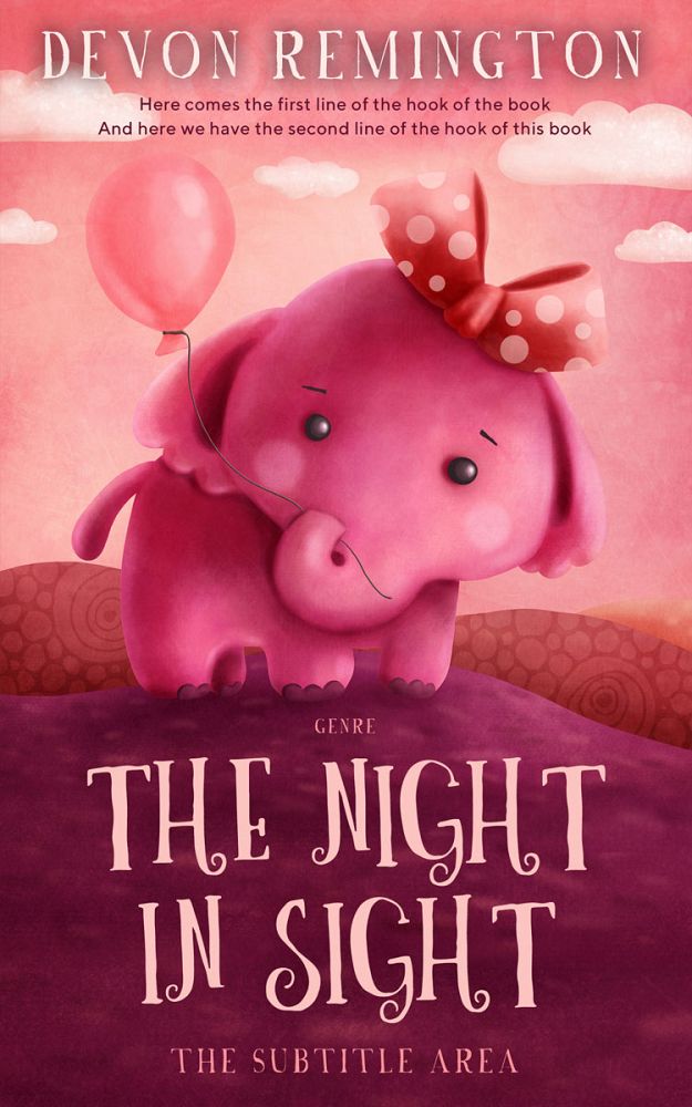 Front view of Stiletto #7542 - Premade Children Book Cover | BookCoverZone
