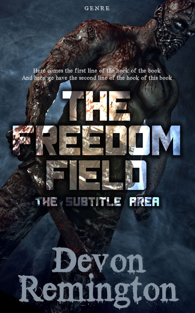 Front view of Shark #7548 - Premade Horror Book Cover | BookCoverZone