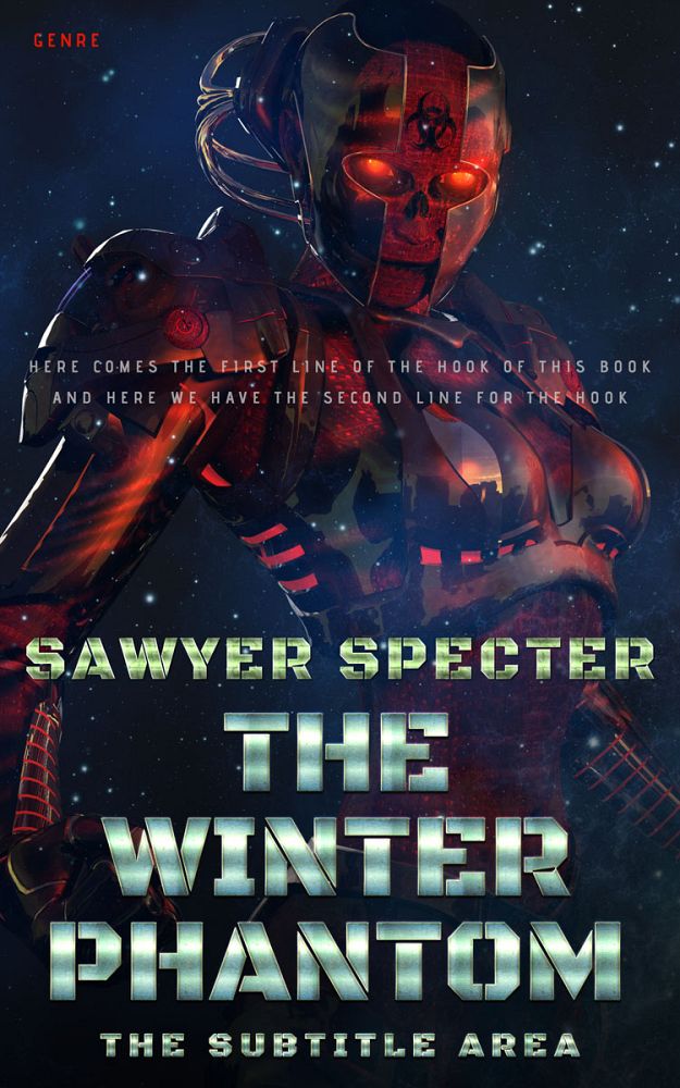 Front view of Steel Gray #7712 - Premade Science Fiction Book Cover | BookCoverZone