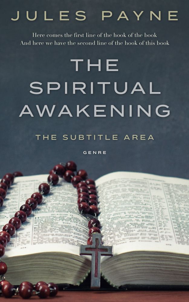 Front view of Mako #7823 - Premade Religion & Spirituality Book Cover | BookCoverZone