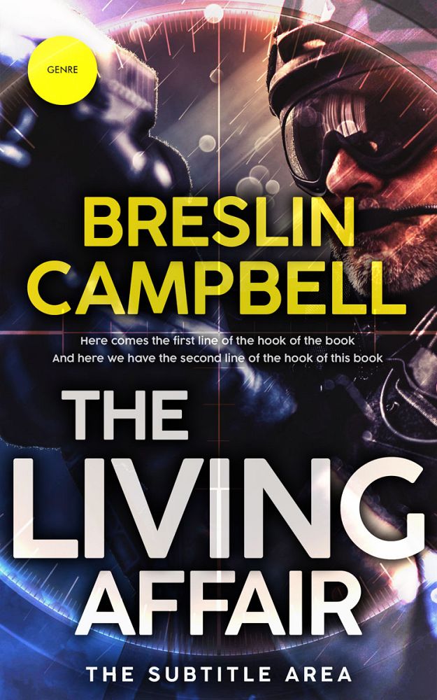 Front view of Brandy #7878 - Premade Action & Adventure Book Cover | BookCoverZone