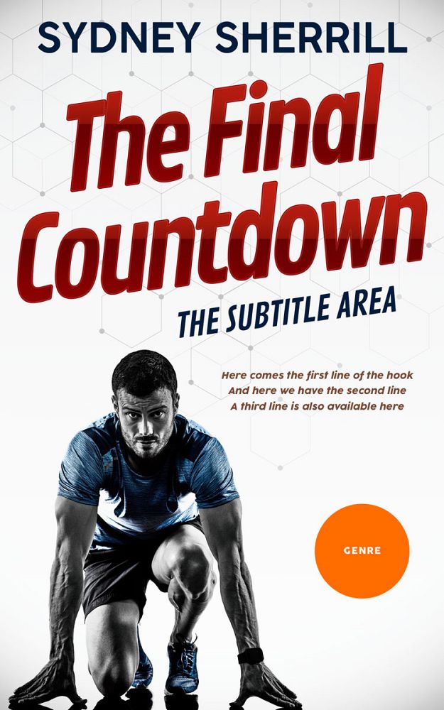 Front view of Thunder #7997 - Premade Sports & Fitness Book Cover | BookCoverZone