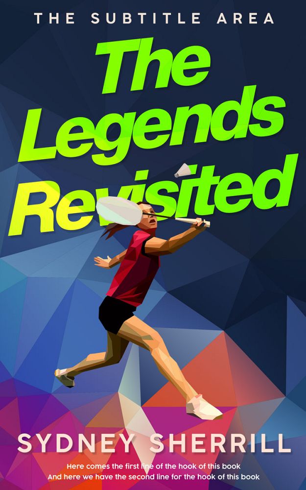 Front view of Cloud Burst #8005 - Premade Sports & Fitness Book Cover | BookCoverZone
