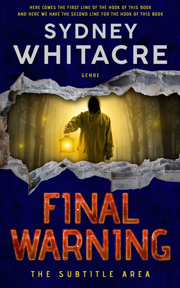 Front view of Twine #8026 - Premade Mystery & Thriller & Suspense Book Cover | BookCoverZone
