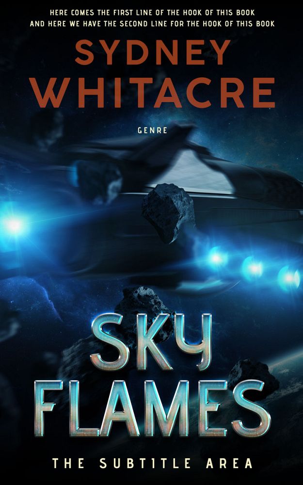Front view of Firefly #8036 - Premade Science Fiction Book Cover | BookCoverZone