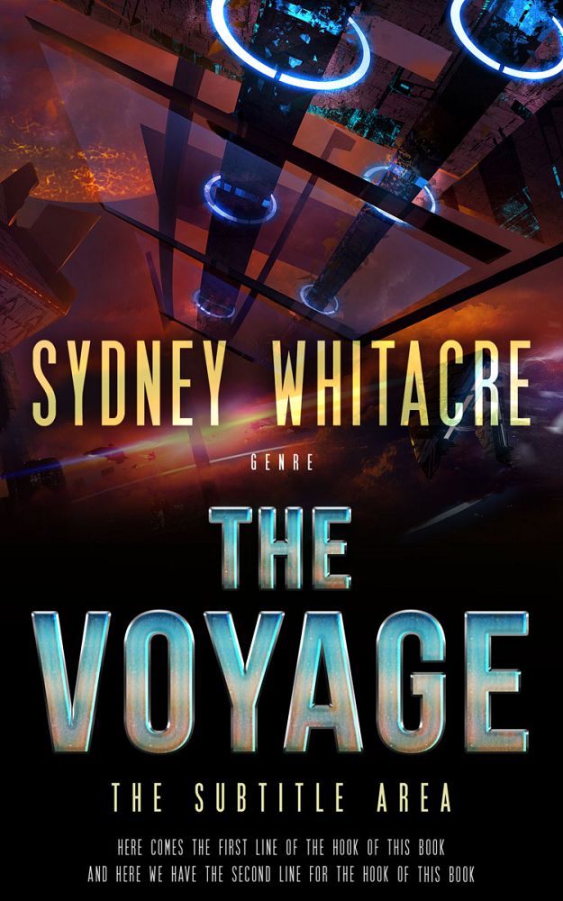 Front view of Gondola #8115 - Premade Science Fiction Book Cover | BookCoverZone