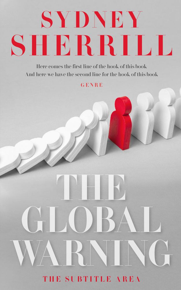 Front view of Silver #8130 - Premade Business Book Cover | BookCoverZone