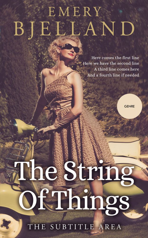 Front view of Matterhorn #8188 - Premade Chick Lit Book Cover | BookCoverZone
