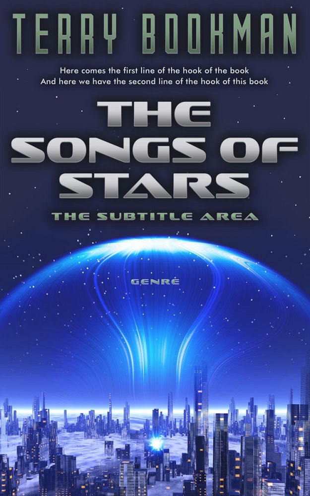 Front view of Ebony Clay #8243 - Premade Science Fiction Book Cover | BookCoverZone