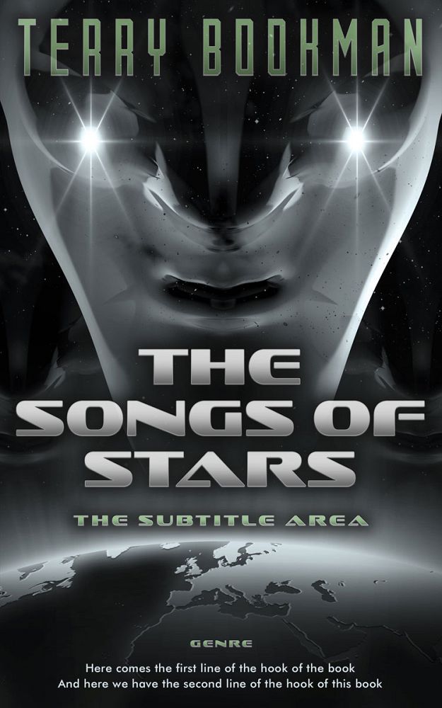 Front view of Shark #8246 - Premade Science Fiction Book Cover | BookCoverZone