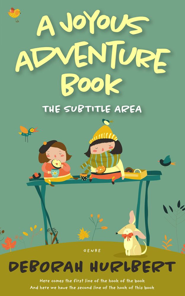 Front view of Oxley #8345 - Premade Children Book Cover | BookCoverZone