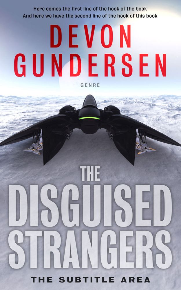 Front view of Ghost #8379 - Premade Science Fiction Book Cover | BookCoverZone