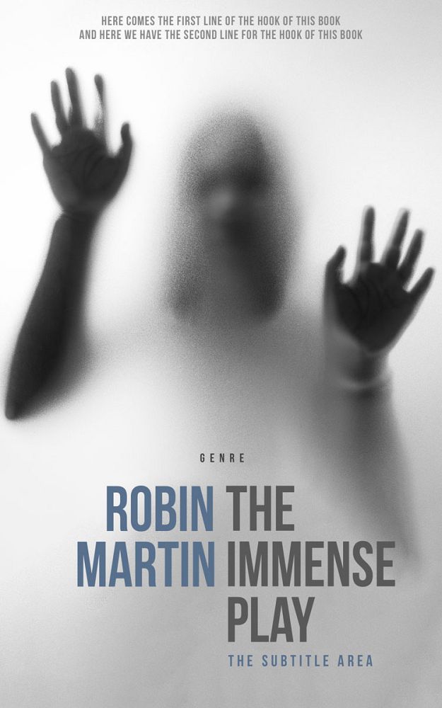 Front view of Iron #8720 - Premade Horror Book Cover | BookCoverZone