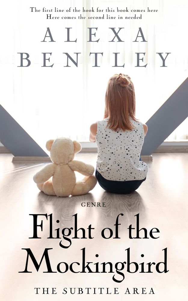 Front view of Pearl Bush #8927 - Premade Family & Parenting Book Cover | BookCoverZone