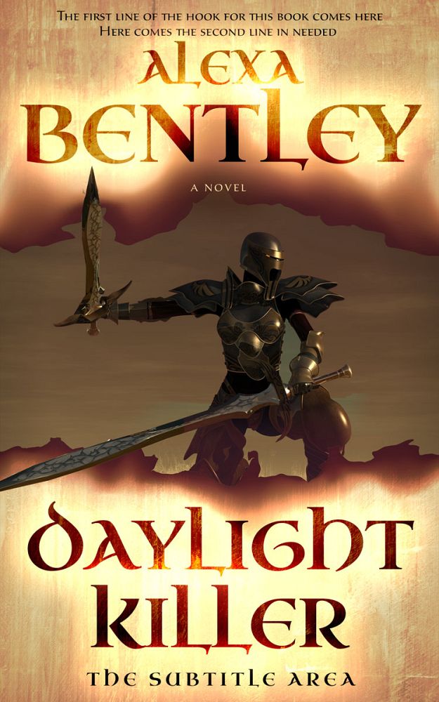 Front view of Gold Sand #8955 - Premade Fantasy Book Cover | BookCoverZone