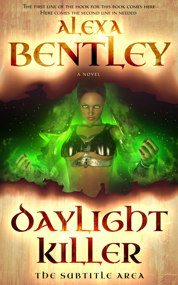 Front view of Putty #8956 - Premade Fantasy Book Cover | BookCoverZone