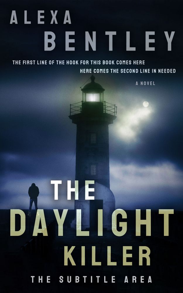 Front view of Ebony #8986 - Premade Mystery & Thriller & Suspense Book Cover | BookCoverZone