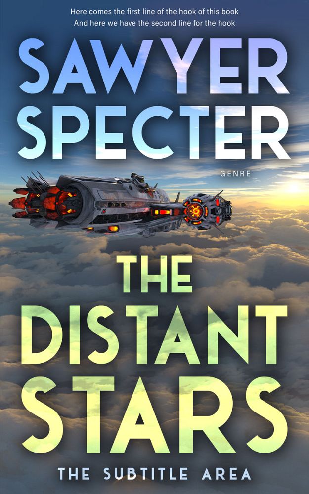 Front view of River Bed #9154 - Premade Science Fiction Book Cover | BookCoverZone