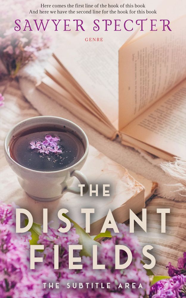Front view of Clam Shell #9192 - Premade Literary Fiction Book Cover | BookCoverZone