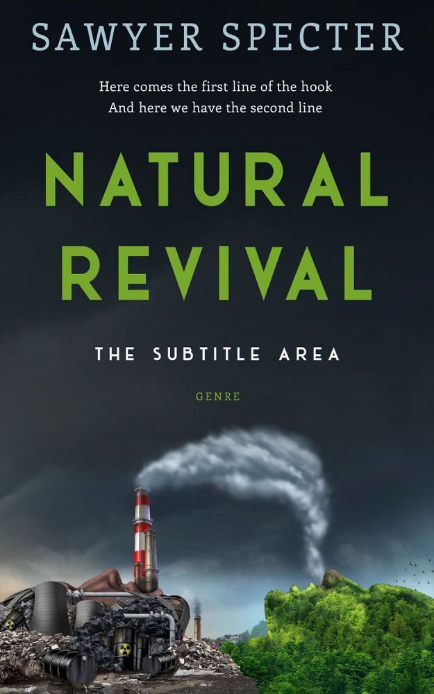 Front view of Outer Space #9219 - Premade Environment & Ecology Book Cover | BookCoverZone