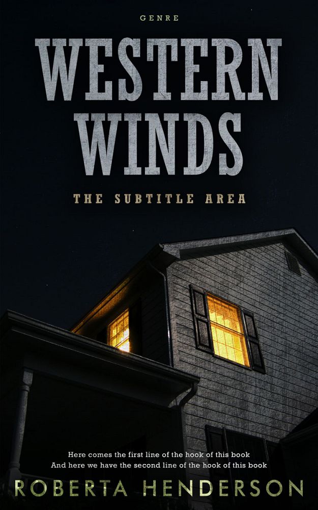 Front view of Woodsmoke #9485 - Premade Horror Book Cover | BookCoverZone