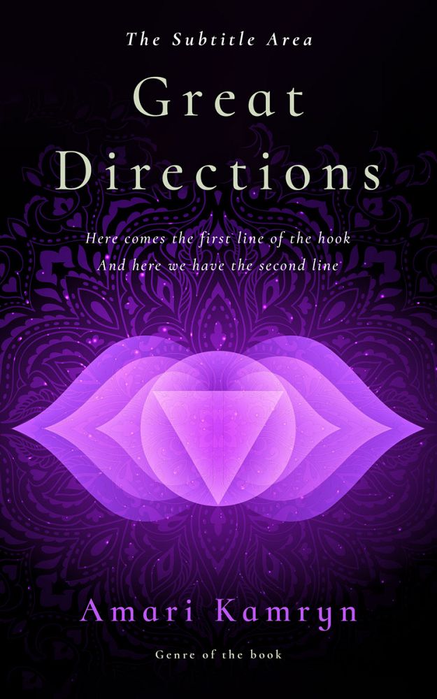 Front view of Heliotrope #9494 - Premade Health & Mind & Body Book Cover | BookCoverZone