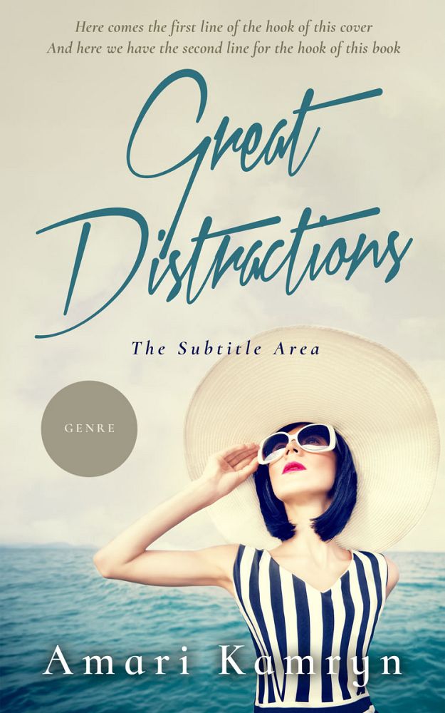 Front view of Satin Linen #9519 - Premade Chick Lit Book Cover | BookCoverZone