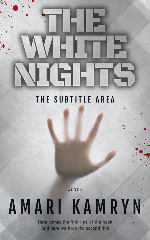 Front view of French Gray #9556 - Premade Horror Book Cover | BookCoverZone
