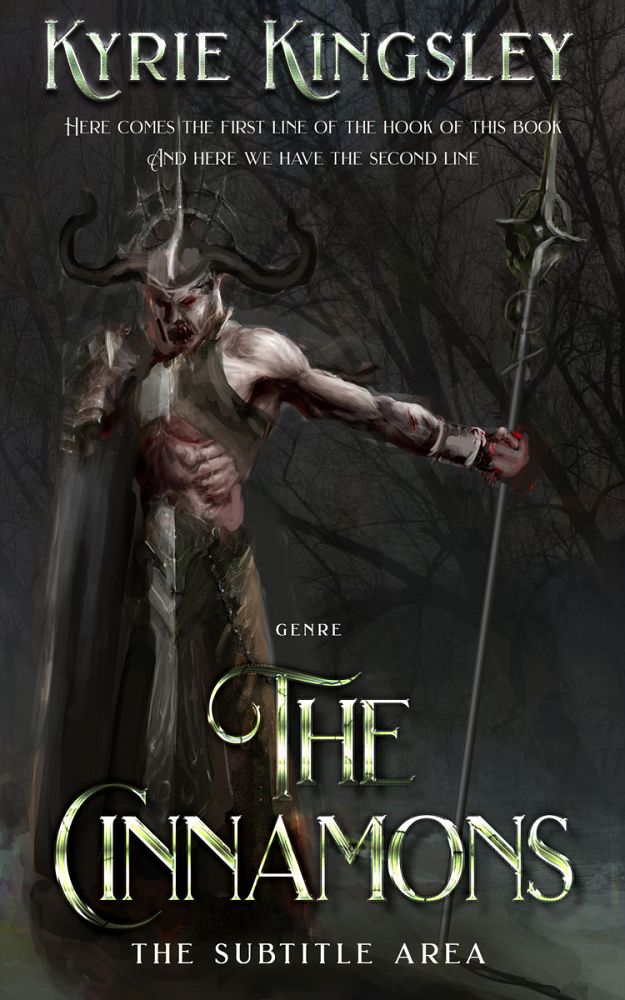 Front view of Tuatara #9697 - Premade Fantasy Book Cover | BookCoverZone
