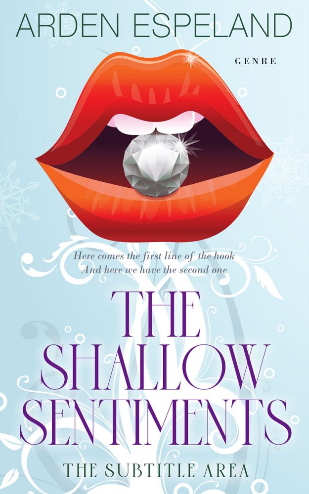 Front view of Iceberg #9836 - Premade Chick Lit Book Cover | BookCoverZone