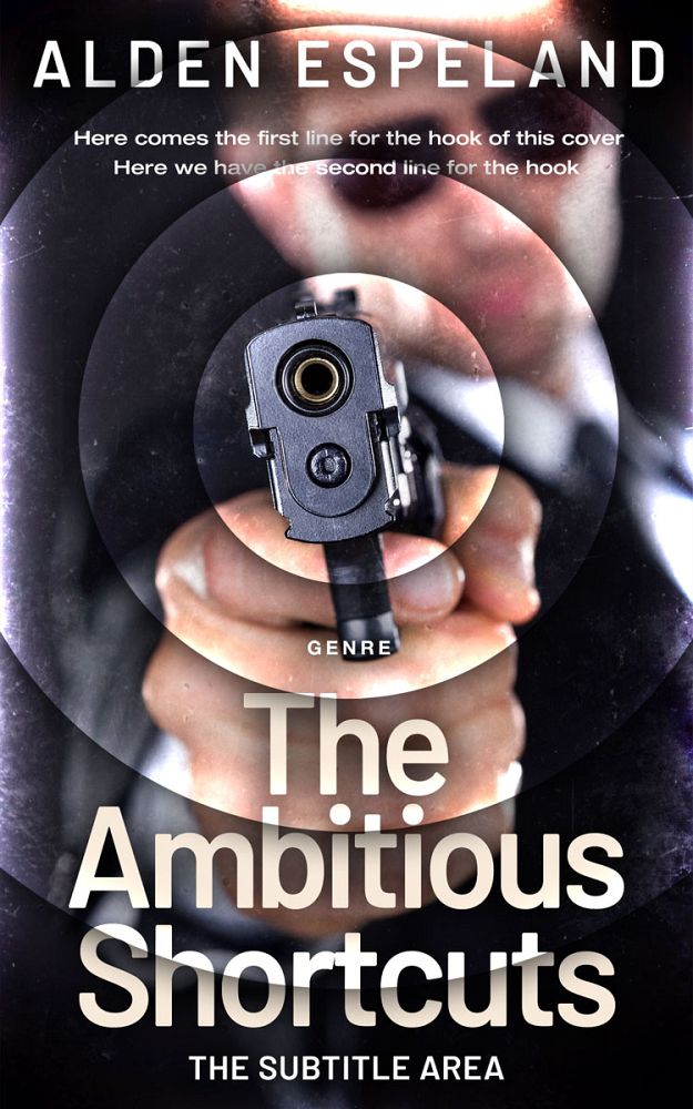 Front view of Clam Shell #9921 - Premade Action & Adventure Book Cover | BookCoverZone