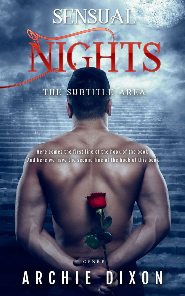 Front view of Fiord #10014 - Premade Erotica Book Cover | BookCoverZone