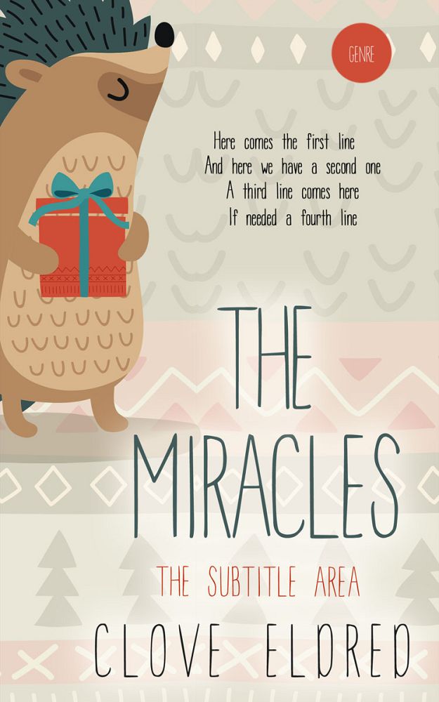 Front view of Pearl Bush #10154 - Premade Children Book Cover | BookCoverZone