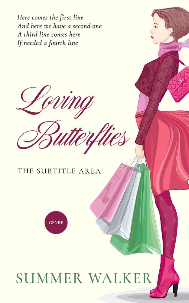 Front view of Merino #10186 - Premade Chick Lit Book Cover | BookCoverZone