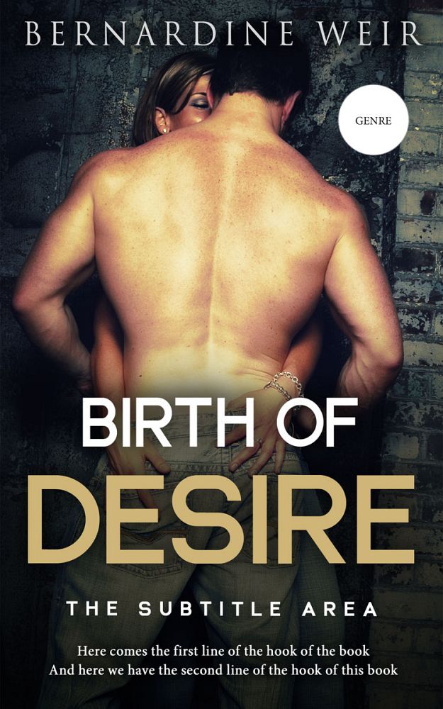 Front view of Tan #10244 - Premade Erotica Book Cover | BookCoverZone