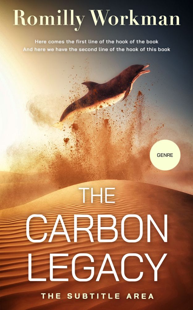 Front view of Santa Fe #10278 - Premade Environment & Ecology Book Cover | BookCoverZone