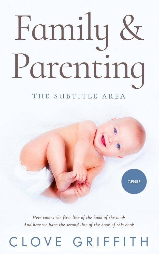 Front view of Wild Sand #10292 - Premade Family & Parenting Book Cover | BookCoverZone