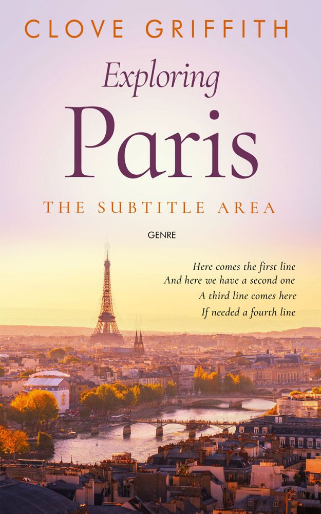 Front view of Pot Pourri #10301 - Premade Travel Book Cover | BookCoverZone