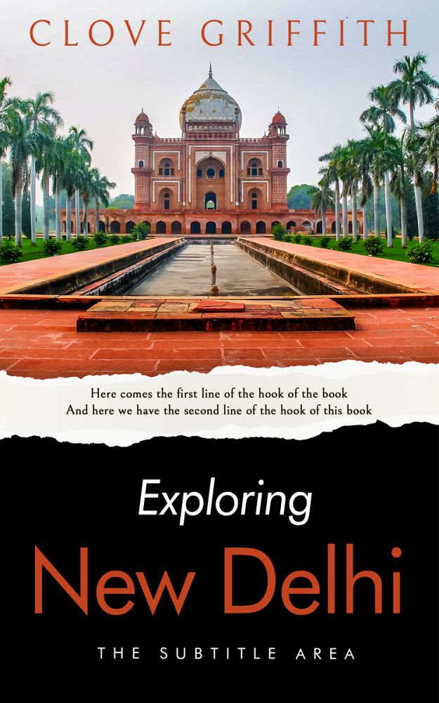 Front view of Zeus #10337 - Premade Travel Book Cover | BookCoverZone
