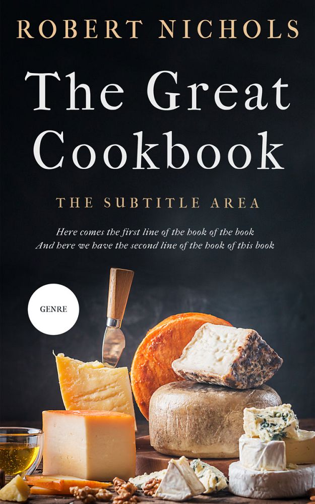 Front view of Tan #10427 - Premade Cookbooks & Food & Wine Book Cover | BookCoverZone