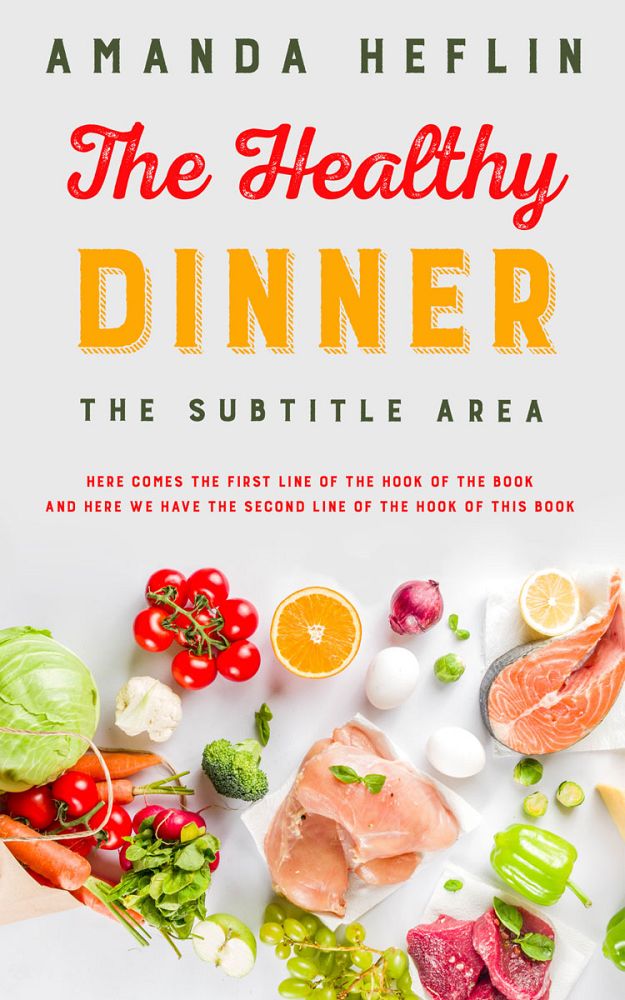Front view of Pampas #10467 - Premade Cookbooks & Food & Wine Book Cover | BookCoverZone