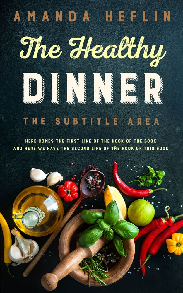 Front view of Outer Space #10469 - Premade Cookbooks & Food & Wine Book Cover | BookCoverZone